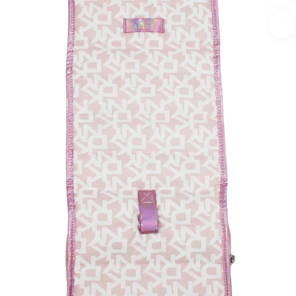 NEW  DKNY Portable Toiletry Cosmetic Travel Bag Makeup Organizer Storage Pouch - Picture 3 of 11